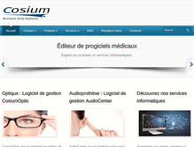 Tablet Screenshot of cosium.com